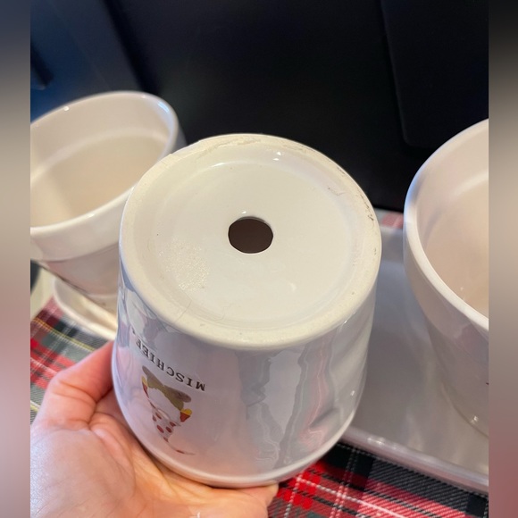 Rae Dunn MISCHIEF, MAGIC & MERRY planter set - Picture 2 of 4